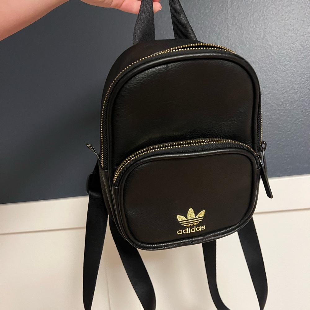 Adidas mini leather backpack
